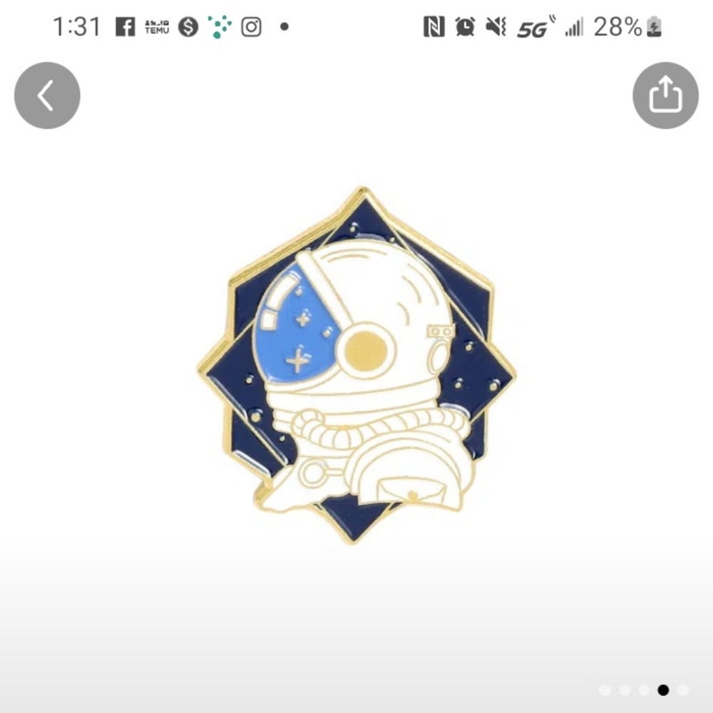 Astronaut Pin